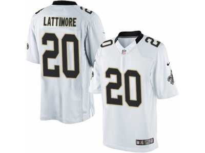 Men's Nike New Orleans Saints #20 Marshon Lattimore Limited White NFL Jersey