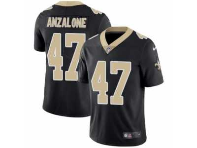 Men's Nike New Orleans Saints #47 Alex Anzalone Vapor Untouchable Limited Black Team Color NFL Jersey