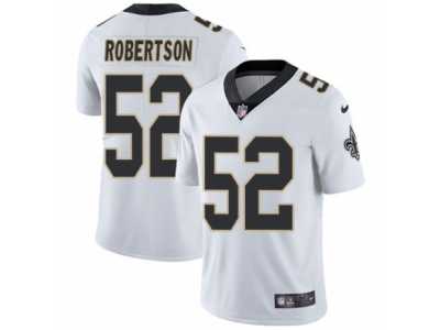Men's Nike New Orleans Saints #52 Craig Robertson Vapor Untouchable Limited White NFL Jersey