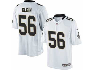 Men's Nike New Orleans Saints #56 A.J. Klein Limited White NFL Jersey