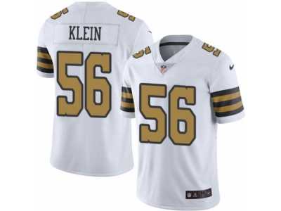 Men's Nike New Orleans Saints #56 A.J. Klein Limited White Rush NFL Jersey