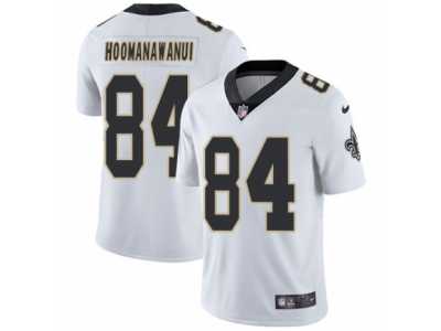 Men's Nike New Orleans Saints #84 Michael Hoomanawanui Vapor Untouchable Limited White NFL Jersey