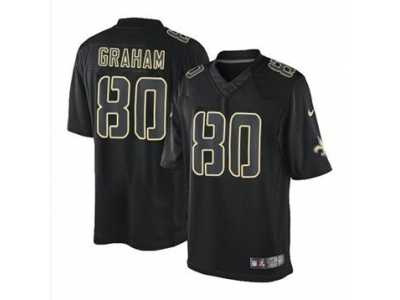 Nike jerseys new orleans saints #80 graham black[Impact Limited]