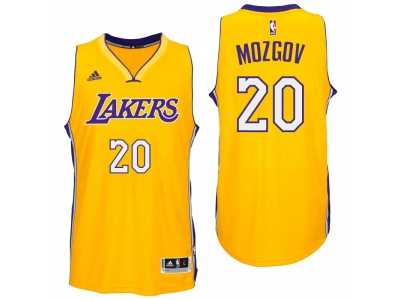 Men Los Angeles Lakers #20 Timofey Mozgov Home Gold New Swingman Jersey