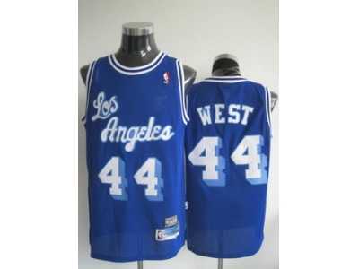 nba fans los angeles lakers #44 west swingman blue