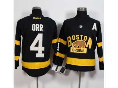 Boston Bruins #4 Bobby Orr Black 2016 Winter Classic Stitched NHL Jersey