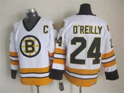 NHL Boston Bruins #24 o'reilly white Throwback jerseys