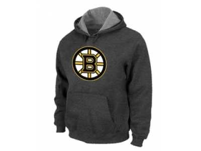 NHL Boston Bruins Big & Tall Logo Pullover Hoodie D.Grey