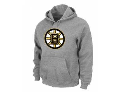 NHL Boston Bruins Big & Tall Logo Pullover Hoodie Grey