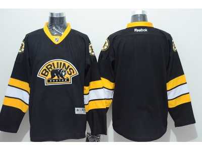 NHL Boston Bruins Blank Stitched Black jerseys