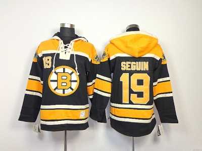 nhl jersey Boston Bruins #19 Tyler Seguin Black[pullover hooded sweatshirt patch]