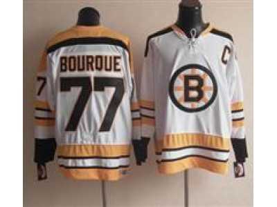 nhl jerseys Boston Bruins #77 BOURQUE white