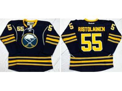 Buffalo Sabres #55 Rasmus Ristolainen Navy Blue Home Stitched NHL Jersey