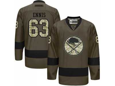 Buffalo Sabres #63 Tyler Ennis Green Salute to Service Stitched NHL Jersey