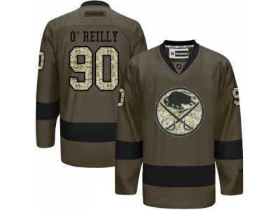 Buffalo Sabres #90 Ryan O\'Reilly Green Salute to Service Stitched NHL Jersey
