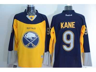 NHL Buffalo Sabres #9 Kane blue-yellow Stitched Jerseys