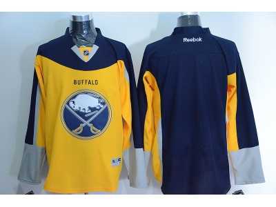 NHL Buffalo Sabres blank blue-yellow Stitched Jerseys