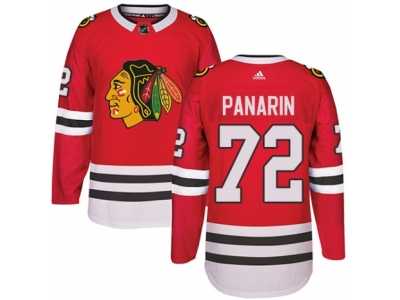 Men's Adidas Chicago Blackhawks #72 Artemi Panarin Authentic Red Home NHL Jersey