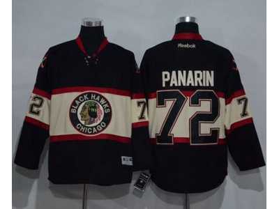 Men's Chicago Blackhawks #72 Artemi Panarin Black New Third Stitched NHL Jersey