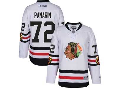 Men's Reebok Chicago Blackhawks #72 Artemi Panarin 2017 Winter Classic White Stitched NHL Jersey