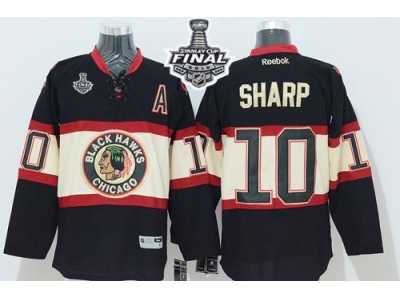 NHL Chicago Blackhawks #10 Patrick Sharp Black New Third 2015 Stanley Cup Stitched Jerseys