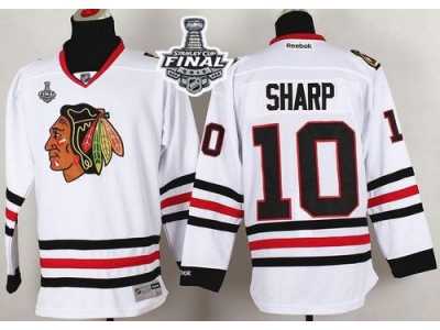NHL Chicago Blackhawks #10 Patrick Sharp White 2015 Stanley Cup Stitched Jerseys