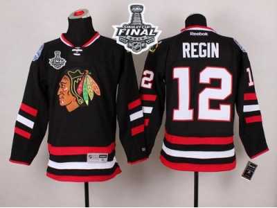 NHL Chicago Blackhawks #12 Peter Regin Black 2014 Stadium Series 2015 Stanley Cup Stitched Jerseys