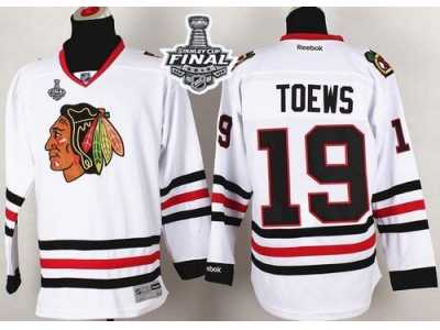 NHL Chicago Blackhawks #19 Jonathan Toews White 2015 Stanley Cup Stitched Jerseys