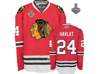NHL Chicago Blackhawks #24 Martin Havlat Red 2015 Stanley Cup Stitched Jerseys