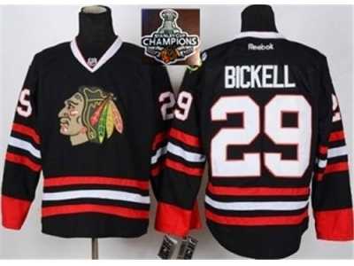 NHL Chicago Blackhawks #29 Bickell Black 2015 Stanley Cup Champions jerseys
