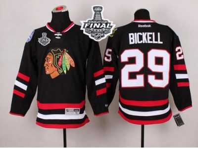 NHL Chicago Blackhawks #29 Bryan Bickell Black 2014 Stadium Series 2015 Stanley Cup Stitched Jerseys