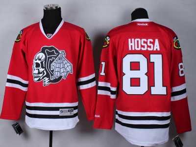 NHL Chicago Blackhawks #81 Marian Hossa Stitched red jerseys[2014 new]
