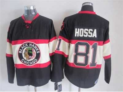 NHL Chicago Blackhawks #81 Marian Hossa black third edition jerseys