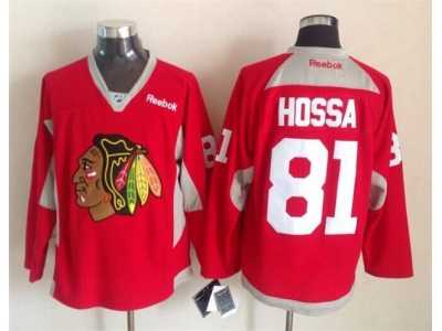 NHL Chicago Blackhawks #81 Marian Hossa red jerseys New