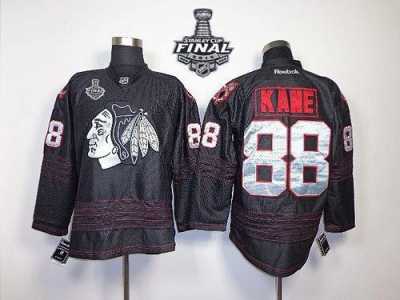 NHL Chicago Blackhawks #88 Patrick Kane Black Accelerator 2015 Stanley Cup Stitched Jerseys