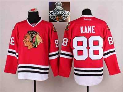 NHL Chicago Blackhawks #88 Patrick Kane Red 2014 Stadium Series 2015 Stanley Cup Champions jerseys