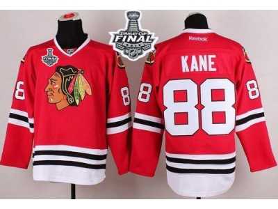 NHL Chicago Blackhawks #88 Patrick Kane Red 2015 Stanley Cup Stitched Jerseys