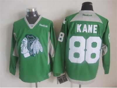 NHL Chicago Blackhawks #88 Patrick Kane Training green jerseys