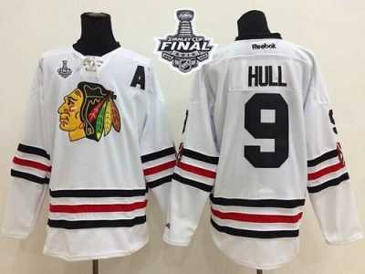 NHL Chicago Blackhawks #9 Bobby Hull White 2015 Winter Classic 2015 Stanley Cup Stitched Jerseys