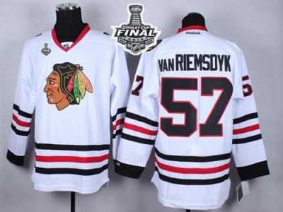 NHL Chicago Blackhawks#57 Trevor Van Riemsdyk Whte 2015 Stanley Cup Stitched Jerseys