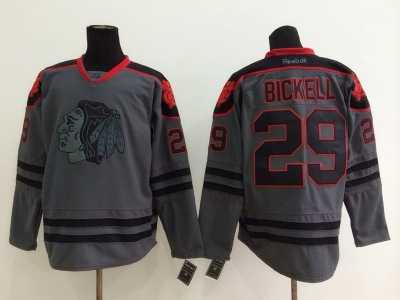 NHL chicago blackhawks #29 Bryan Bickell Charcoal Cross Check Jerseys
