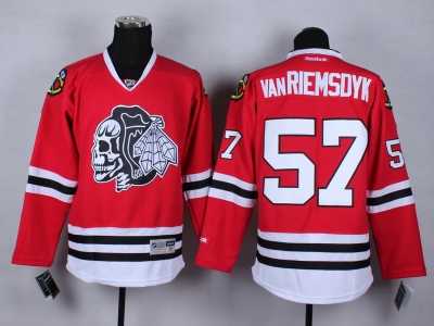 NHL chicago blackhawks #57 vanriemsdyk red Stitched jerseys[2014 new]