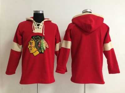 NHL chicago blackhawks blank red jerseys[pullover hooded sweatshirt]