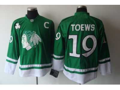 nhl chicago blackhawks #19 toews green[2011]