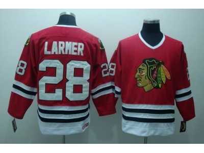 nhl chicago blackhawks #28 larmer red[ccm]