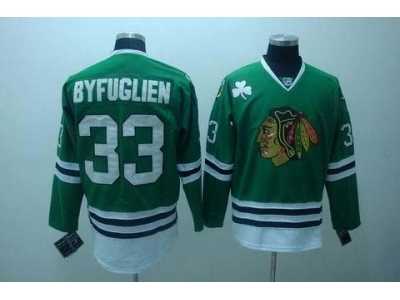 nhl chicago blackhawks #33 byfuglien green