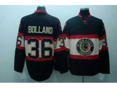 nhl chicago blackhawks #36 bolland black[new third jersey]