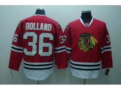 nhl chicago blackhawks #36 bolland red
