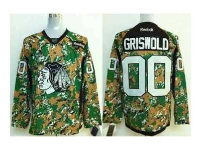 nhl jerseys chicago blackhawks #00 griswold camo