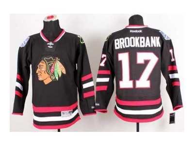 nhl jerseys chicago blackhawks #17 brookbank black[2014 new stadium]